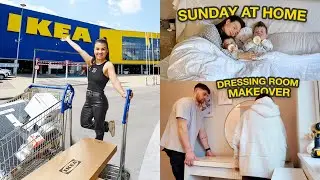 IKEA Trip & Pizza date, Finishing Ell's Dressing Room and Sunday Roast At Home!