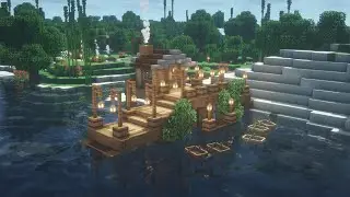 Minecraft: How to Build a Dock House