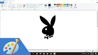 How to Draw PLAYBOY logo in MS Paint