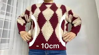 🔥 Great tips to reduce size, shrink sweaters in just 5 minutes