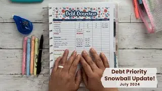 Debt Priority Snowball Update 3! July 2024 | $2,905.36 Paid! #debtfreejourney#debt #debtconfession