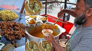 Extreme street food haleem recipe of dhaka bangladesh/Roadside Special Authentic Yummy Halim
