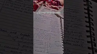 POV:Always make your own notes🩺📔#exams #studywithme #notes #mbbsmotivation
