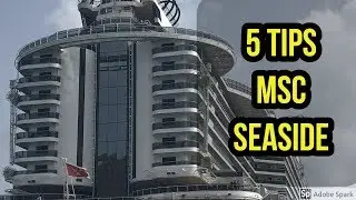5 TIPS for the MSC SEASIDE