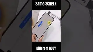 Same screen quality but different BODY on the latest #iphone  #shorts