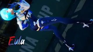 Yura looks the best in this outfit，｜Genshin Impact MMD｜Eula｜4K 60FPS