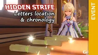 Letters in chronological order & location | Hidden Strife Diluc Event