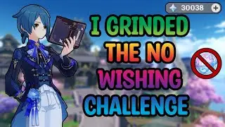 Levelling Up Like Crazy In The No Wishing Challenge | Genshin Impact No Wishing Challenge