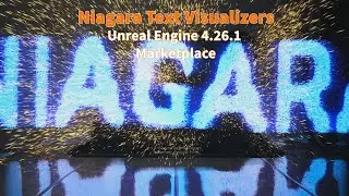 Niagara Text Visualizers | Marketplace | Unreal Engine 4.26.1