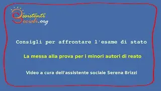 La messa alla prova per i minori autori di reato