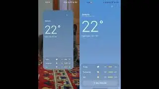 HyperOS vs MIUI Widget Animation