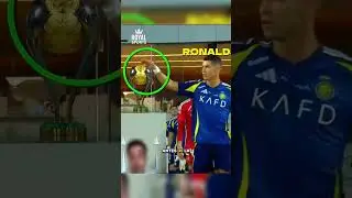 He broke the curse of touching the cup 😱⚽