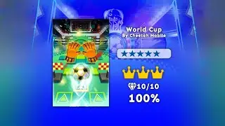 (Rolling Sky) World Cup by Cheetah Mobile (All Gems & Crowns, Normal Ball)
