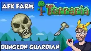 How to get the bone Key Terraria | How to defeat the dungeon Guardian AFK Farm