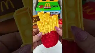 Fidgets that Look Like McDonald's Adult Happy Meal Food Satisfying ASMR! 