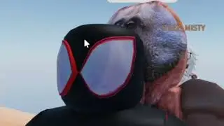Monke flings innocent people