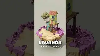 Lavanda #minecraft #voxelart