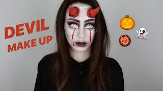 DEVIL MAKE UP FOR HALLOWEEN