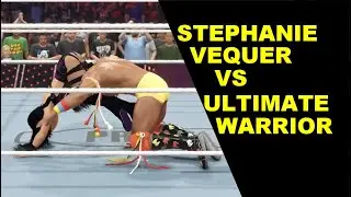 WWE 2K25 Stephanie Vaquer vs Ultimate Warrior - No Holds Barred