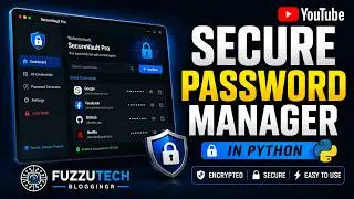 Build a Secure Password Manager in Python 🔐 | Encryption + GUI Project
