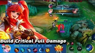 MANIAC _ Build Critical Attack Speed Full Damage Layla Terbaru 2025 _ Update Terbaru Mobile Legends