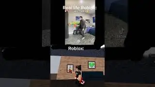 Real Life Roblox VS Original Roblox #edit #мем #funny #rek #шортс #tiktok #приколы #прикол