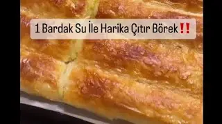 bir bardak su ile muhteşem çıtır börek #keşfetteyiz #shortvideo #pratiktarifler #yemektarifleri