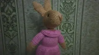 Зайка спицами МК часть І