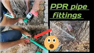 PPR pipe fitting video // water leak PPR pipe #technew3