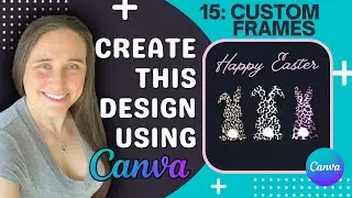 Create custom frames using Canva for your print on demand T-shirt designing
