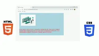 Create Image intro in Webpage Use HTML|| CSS #web #webdevelopment #learning #html #css #html5