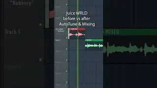 Juice WRLD before vs after Mixing…. 