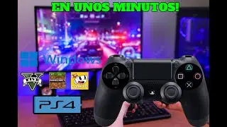COMO CONECTAR TU CONTROL DE PS4 EN TU PC FACIL Y RAPIDO 2022