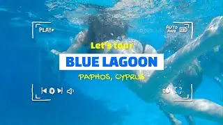 TOUR TO THE AMAZING BLUE LAGOON IN CYPRUS | PAPHOS | 4K | NAFSIKA II #paphos #cyprus #goprohero9
