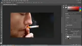 How to Add Cigarette Smoke Effect in Photoshop