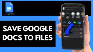 How To Save Google Docs To Files