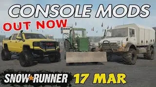 SNOWRUNNER LATEST NEWS SNOWRUNNER CONSOLE MODS NEW DROP OUT NOW