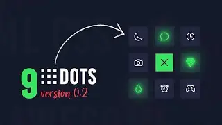 9 Dots Animated Navigation Menu with HTML, CSS, and JavaScript