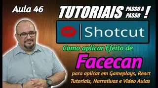 TUTORIAL - SHOTCUT - HOW TO MAKE A FACECAN FOR GAMEPLAY, TUTORIALS AND NARRATIVES - LESSON 46