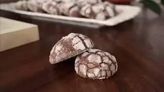 Chocolate Crackle-top Cookies | Go Delicious