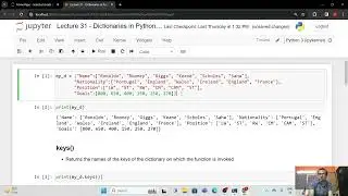 Mega Video | Lecture 31 | Dictionary in Python Part II