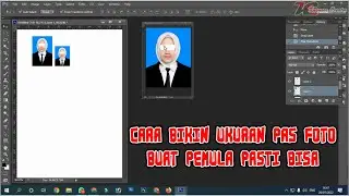Tutorial pemula cara bikin ukuran pas foto di PhotoShop