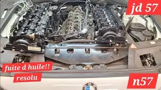 N57 bmw fuite huile 🤬💦résolu 💯💢