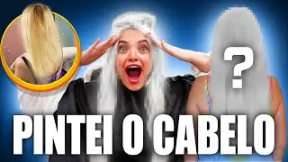 COLORI MEU CABELO E VOCÊS ESCOLHERAM A COR