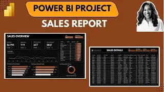 Power BI STUNNING Sales Dashboard | Full Power BI Project with TMDL View Feature