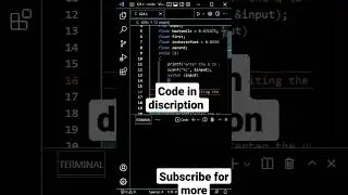 Unit Conversion by C-language code#shorts #coding