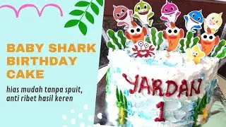 BABY SHARK BIRTHDAY CAKE