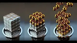 Cinema 4D -  How To Make Rubik's Cube  Motion Graphics & MoGraph Animation