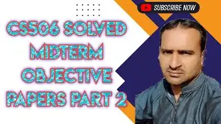 cs506 solved midterm objective papers Part 2