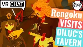 RENGOKU VISITS DILUC'S TAVERN - Genshin VRChat